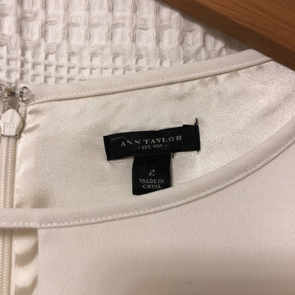 Ann Taylor Polyester Striped Dress - Picture 3 of 5